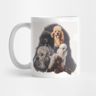 Poodle Medley Mug